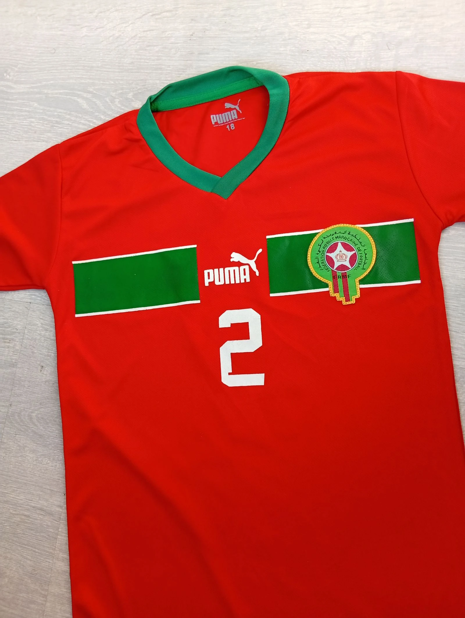 Morocco Hakimi #2 Football Jersey - Size 18 (Child) – photo 2
